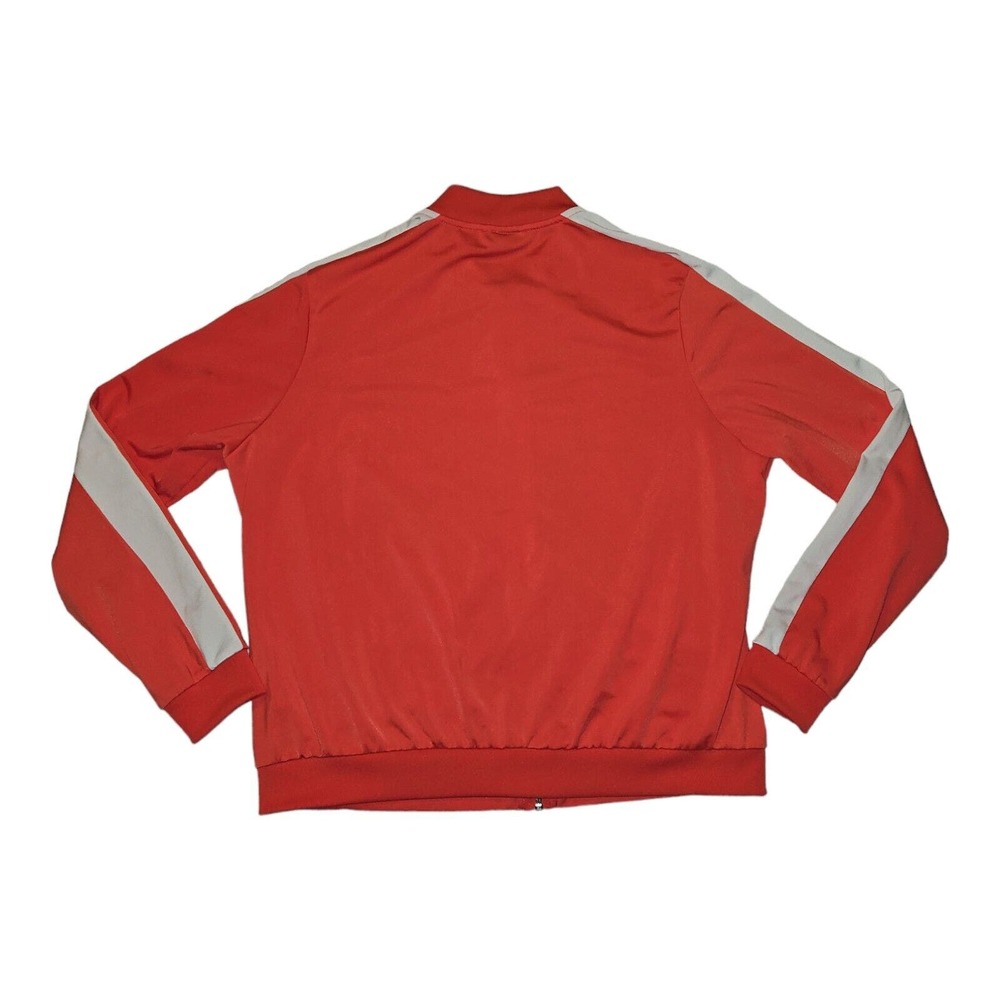 Puma Full Zip Jacket Women's Large Pink White Pockets Stretch Running Active - Picture 8 of 8